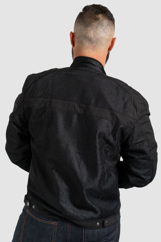 Mesh PL Jacket : Black Protective Motorcycle Jacket