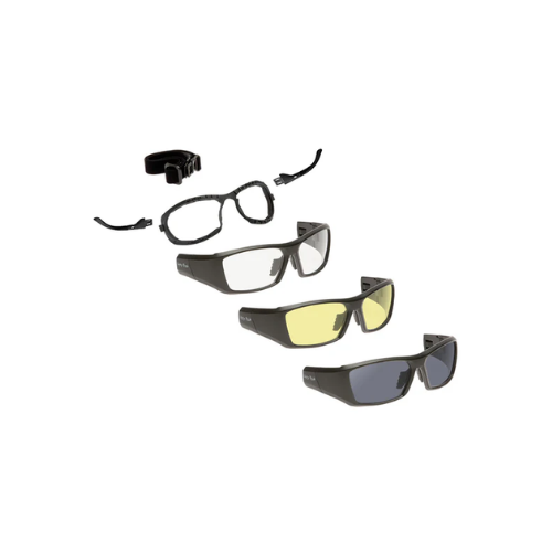 Ugly Fish Eyewear - Cannon Multi-Lens Pack- Matte Black/Smoke Clear/Yellow