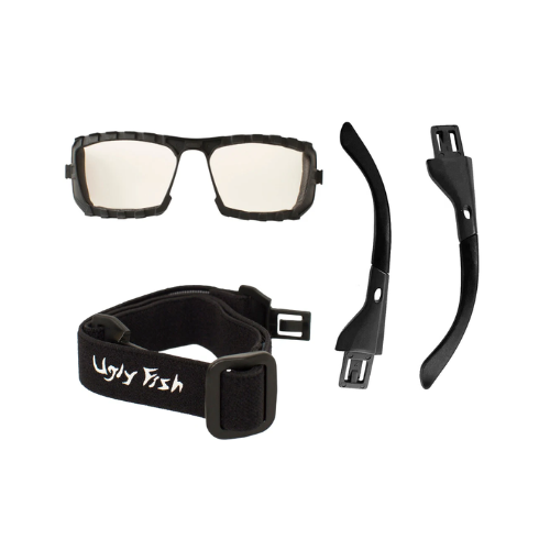 Ugly Fish Eyewear - Cannon Multi-Lens Pack- Matte Black/Smoke Clear/Yellow