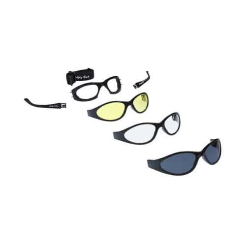 Ugly Fish Slim Multi-Lens Pack Matt Black Frame + Smoke/Clear/Yellow Lens.