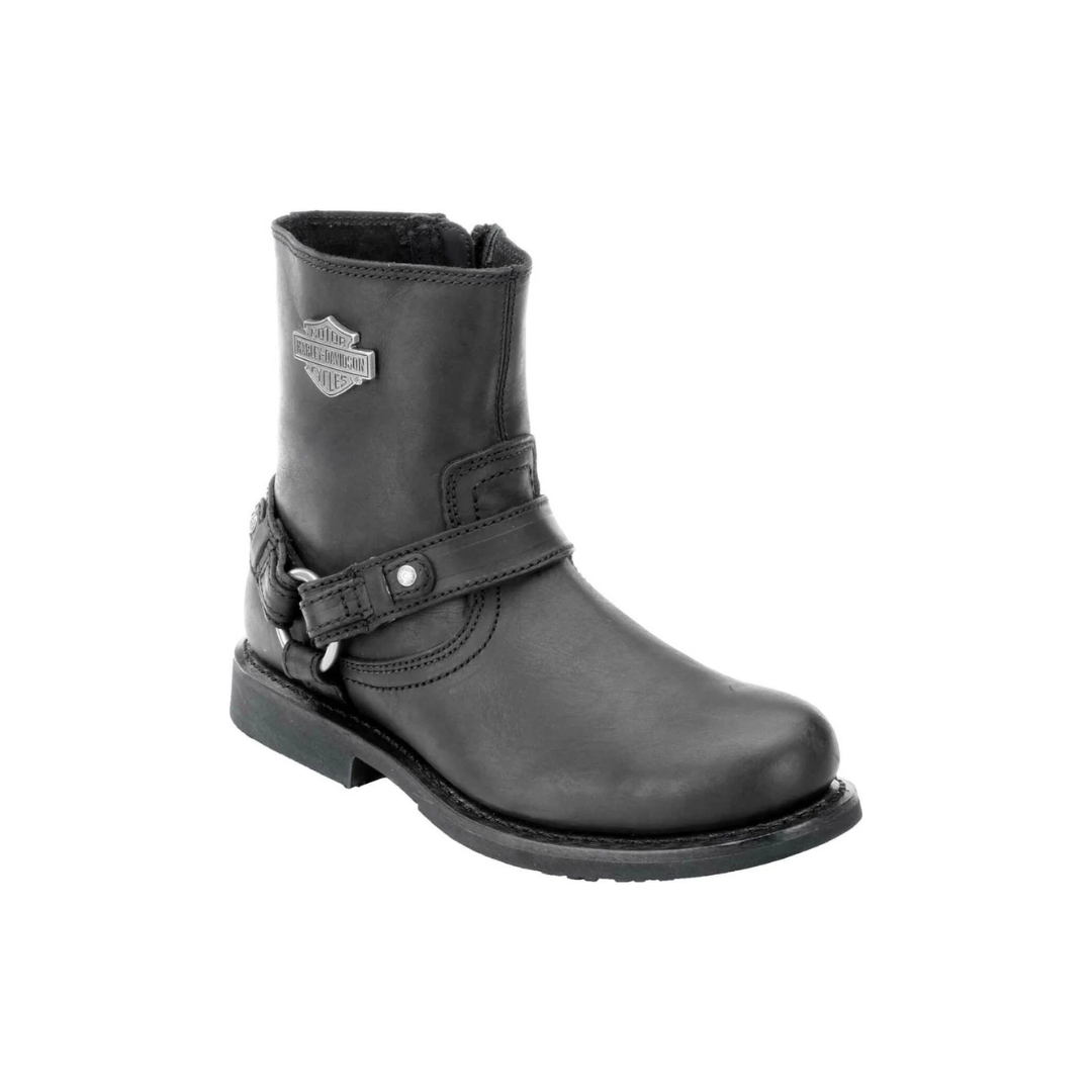 Harley-Davidson Scout Black 7-Inch Leather Boots