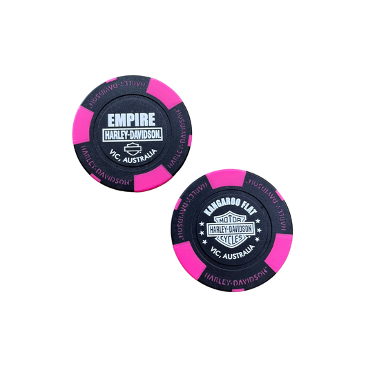 Empire Harley-Davidson Poker Chip - Pink