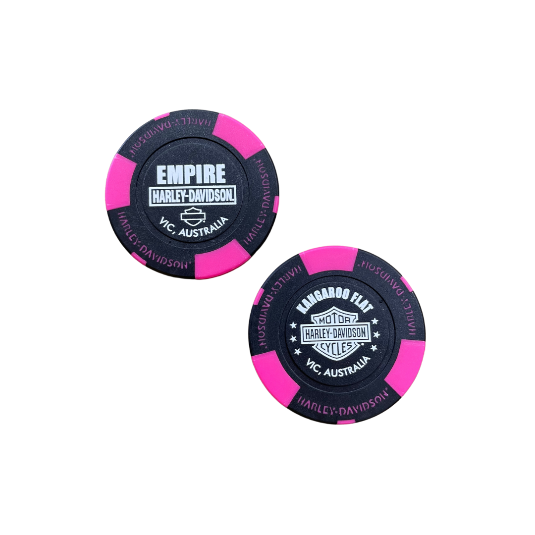 Empire Harley-Davidson Poker Chip - Pink