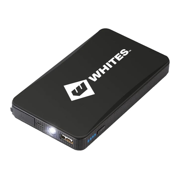 Whites Lithium Jump Starter & Power Bank 138MM X 75MM X 17MM