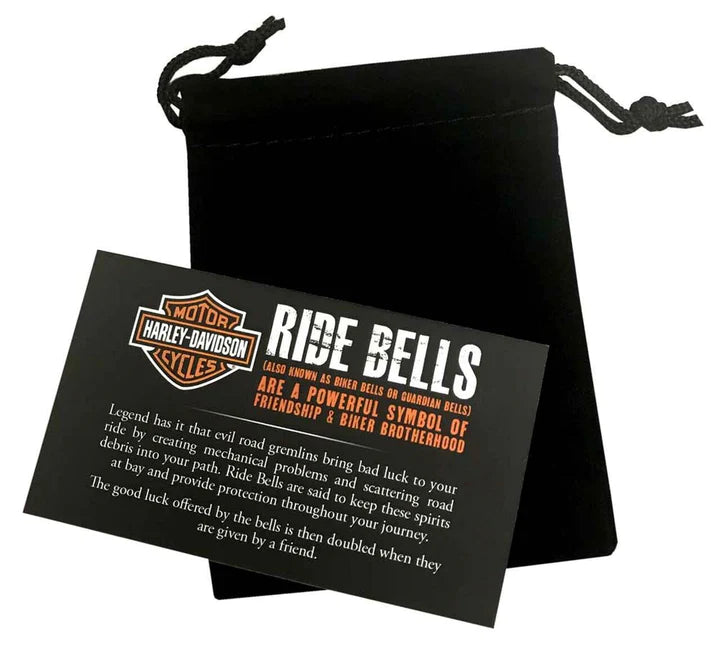 Harley-Davidson Bar & Shield Steel Lines Ride Bell