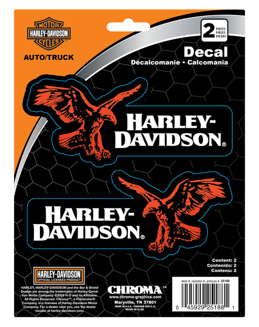 Harley-Davidson Right/Left Eagle Decal