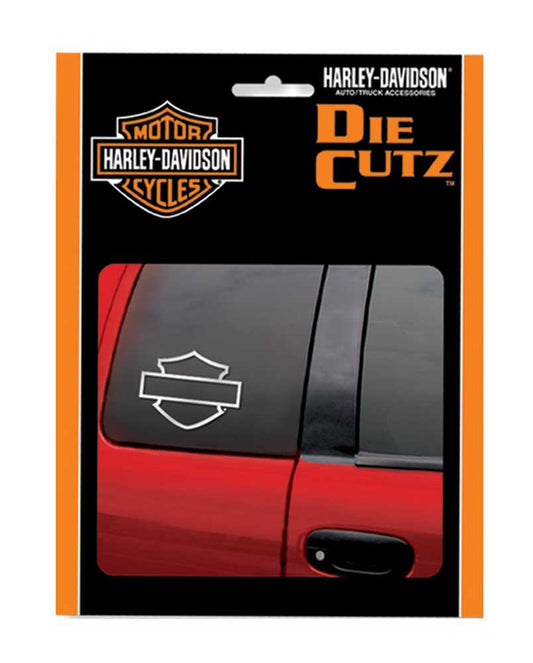 Harley-Davidson Bar & Shield Chrome Silhouette Die Cut Decal