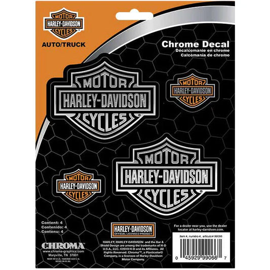 Harley-Davidson Bar & Shield 4-Piece Decal Set