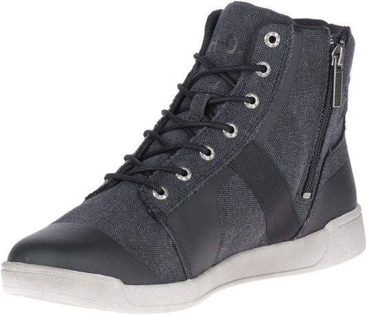 Harley-Davidson Men's Pendell Black H-D Logo Canvas Shoes
