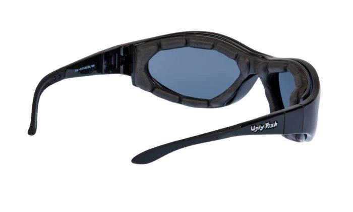 Ugly Fish Glide Motorcycle Sunglasses RS03282 - Matt Black Frame/Smoke Lens