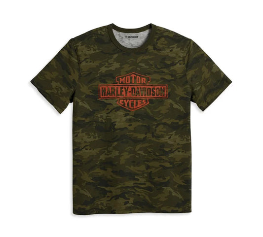 Harley-Davidson Men's Bar & Shield Camo Tee