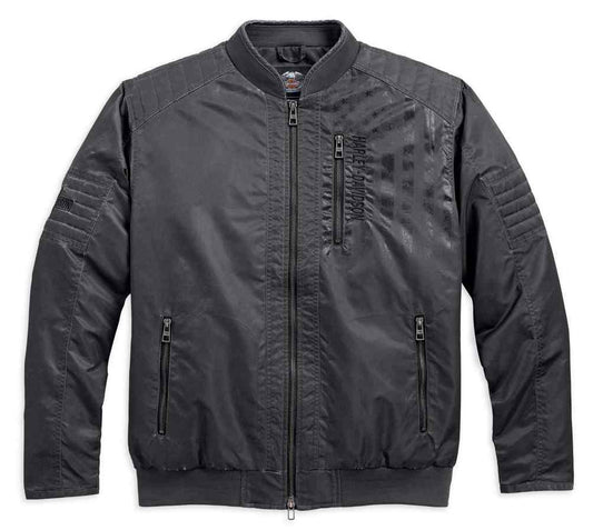 Men's Intrepid Distressed Nylon Twill Jacket