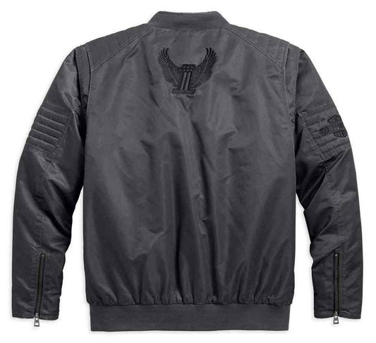 Men's Intrepid Distressed Nylon Twill Jacket