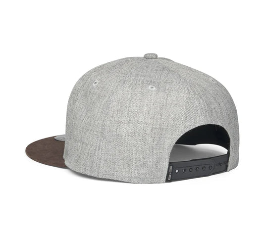 Men's Staple Unstructured Strapback, Grey