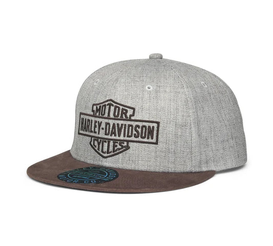 Men's Staple Unstructured Strapback, Grey