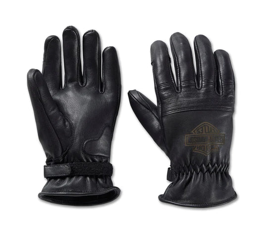 Harley Davidson Men's Helm Leather Work Gloves