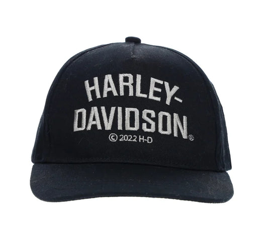 kids Twill Flat Brim/Snap Back Cap with embroidered H-D