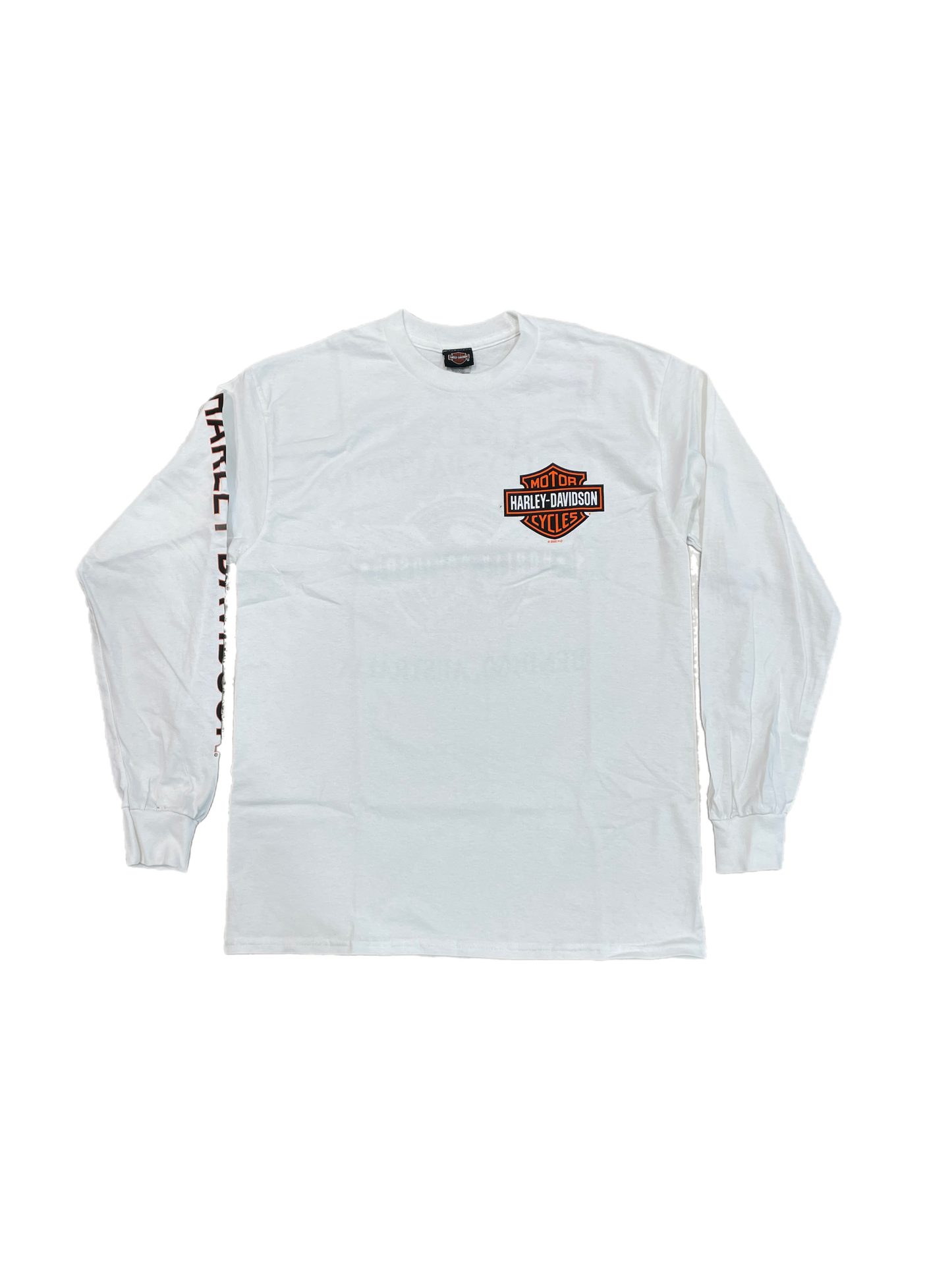 Empire Dealer Long Sleeve SML B&S White