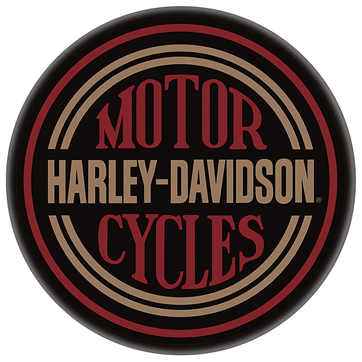 H-D Circle Logo Bar Stool