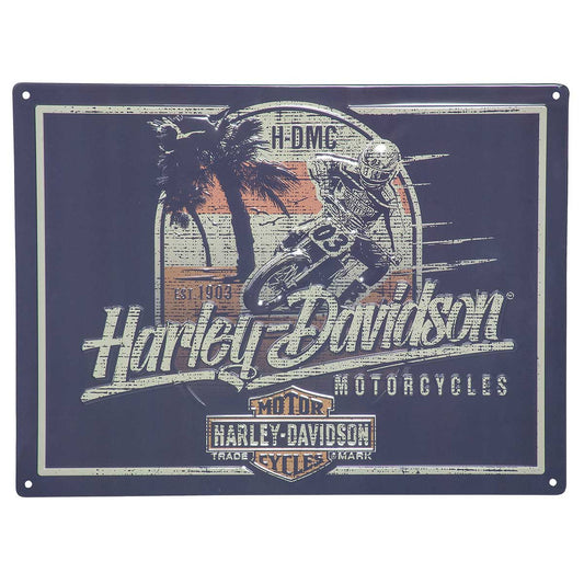 H-D Beach Tin Sign