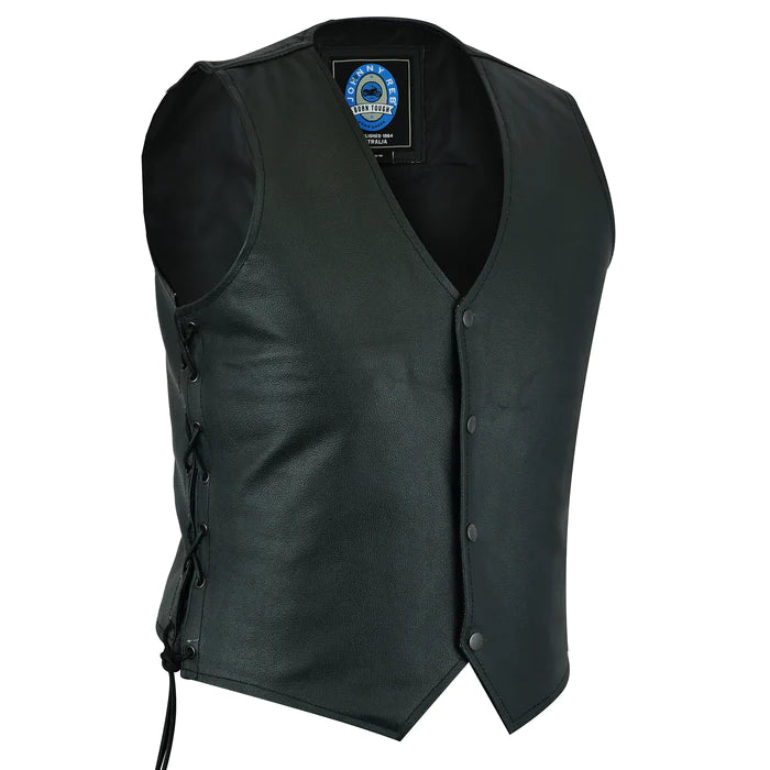 Johnny Reb Men's Plenty Leather Vest