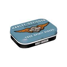 Nostalgic-Art Mint Box Harley-Davidson Logo Blue
